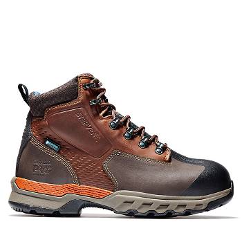 Timberland Férfi PRO Downdraft 6" Alloy Toe Munkavédelmi Bakancs Barna